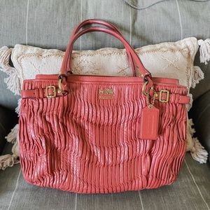 COACH Leather Shoulder Bag